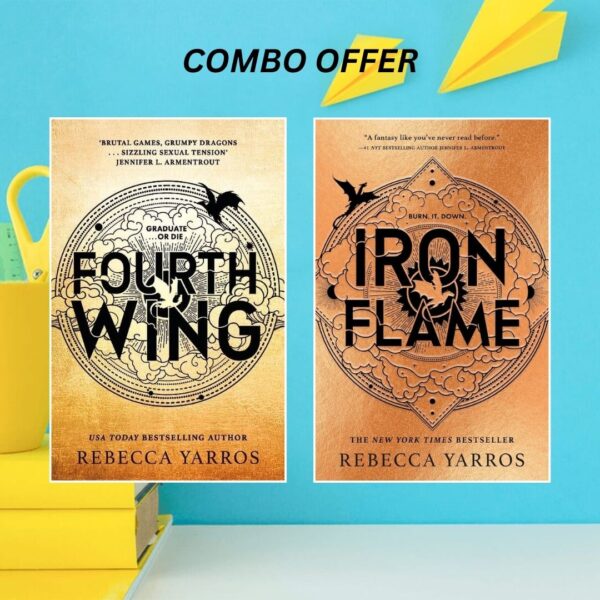 Fourth Wing book And Iron Flame book