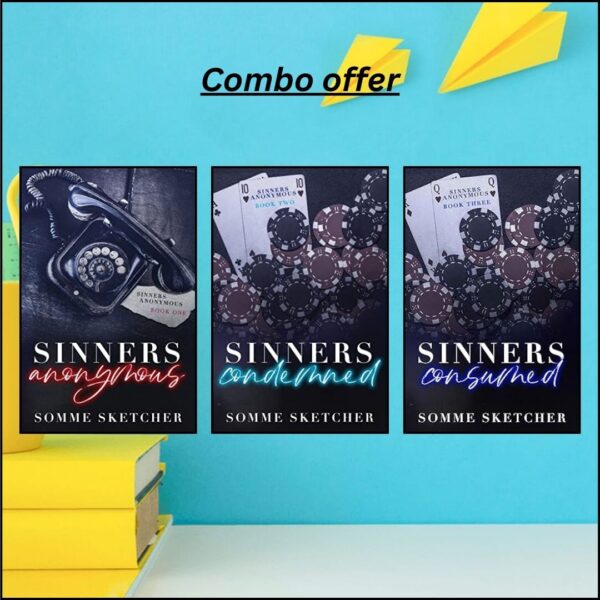 Sinners Anonymous A series by Somme Sketcher (3 book Combo)  Sinners Anonymous (2021)  Sinners Condemned (2022)  Sinners Consumed (2022)