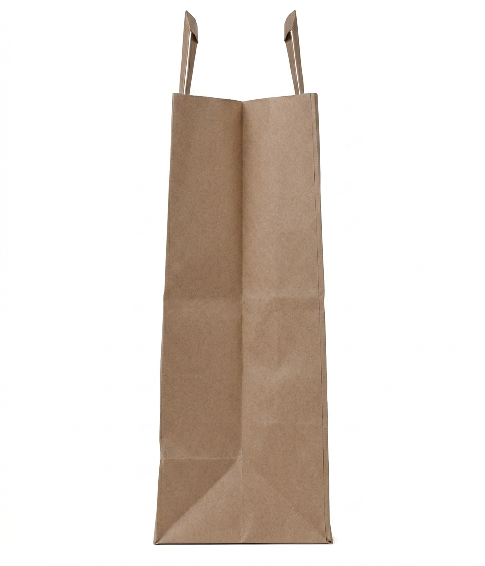 12x5x16 Inches Eco Pack Paper Bag With Flat Handle - Image 3