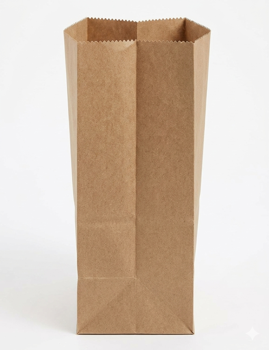 5x3x10 Inches Eco Pack Square Bottom Grocery Bag - Image 3