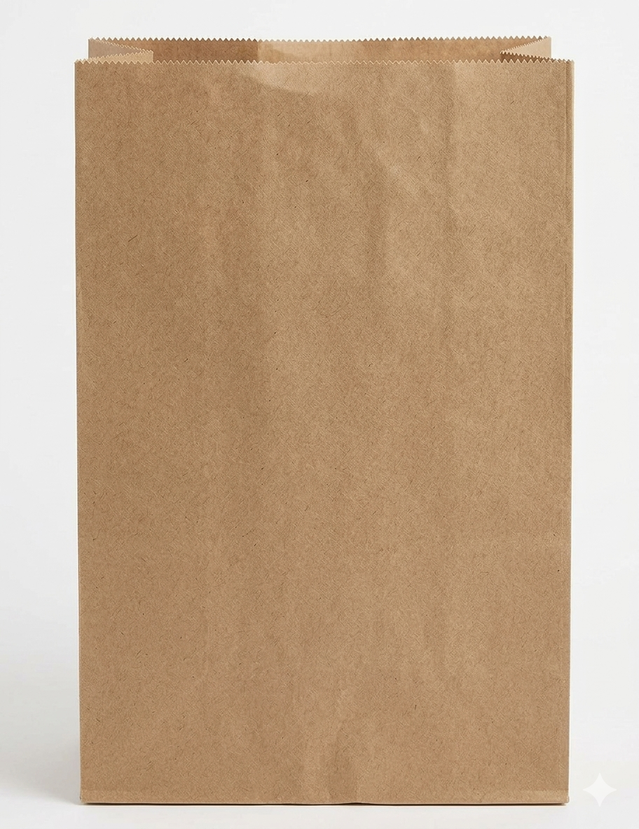 5x3x10 Inches Eco Pack Square Bottom Grocery Bag - Image 2